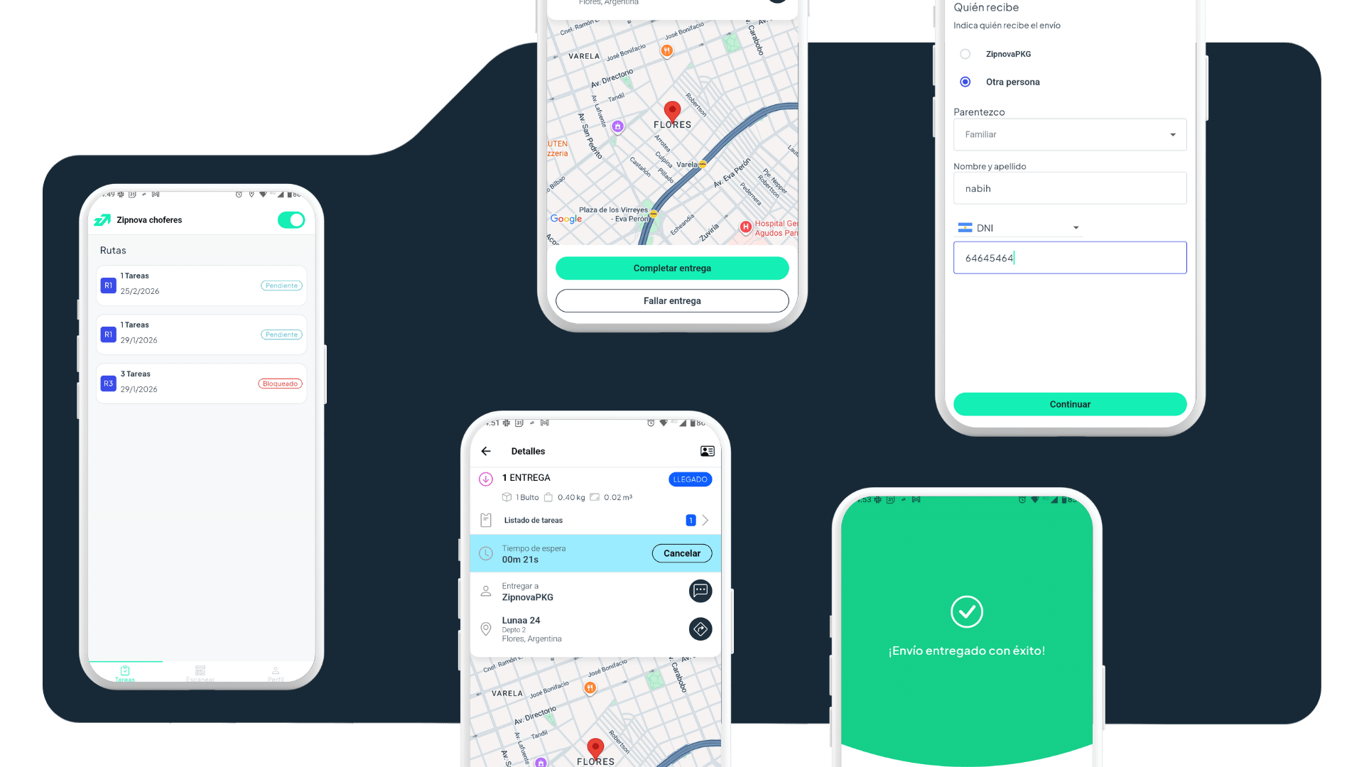 app mobile chofer