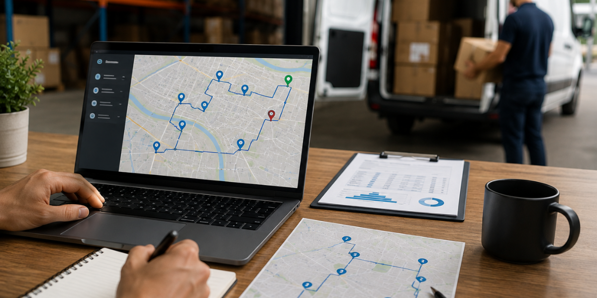 como planificar rutas de reparto