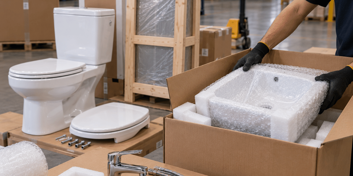 Cómo embalar artefactos de baño guía completa