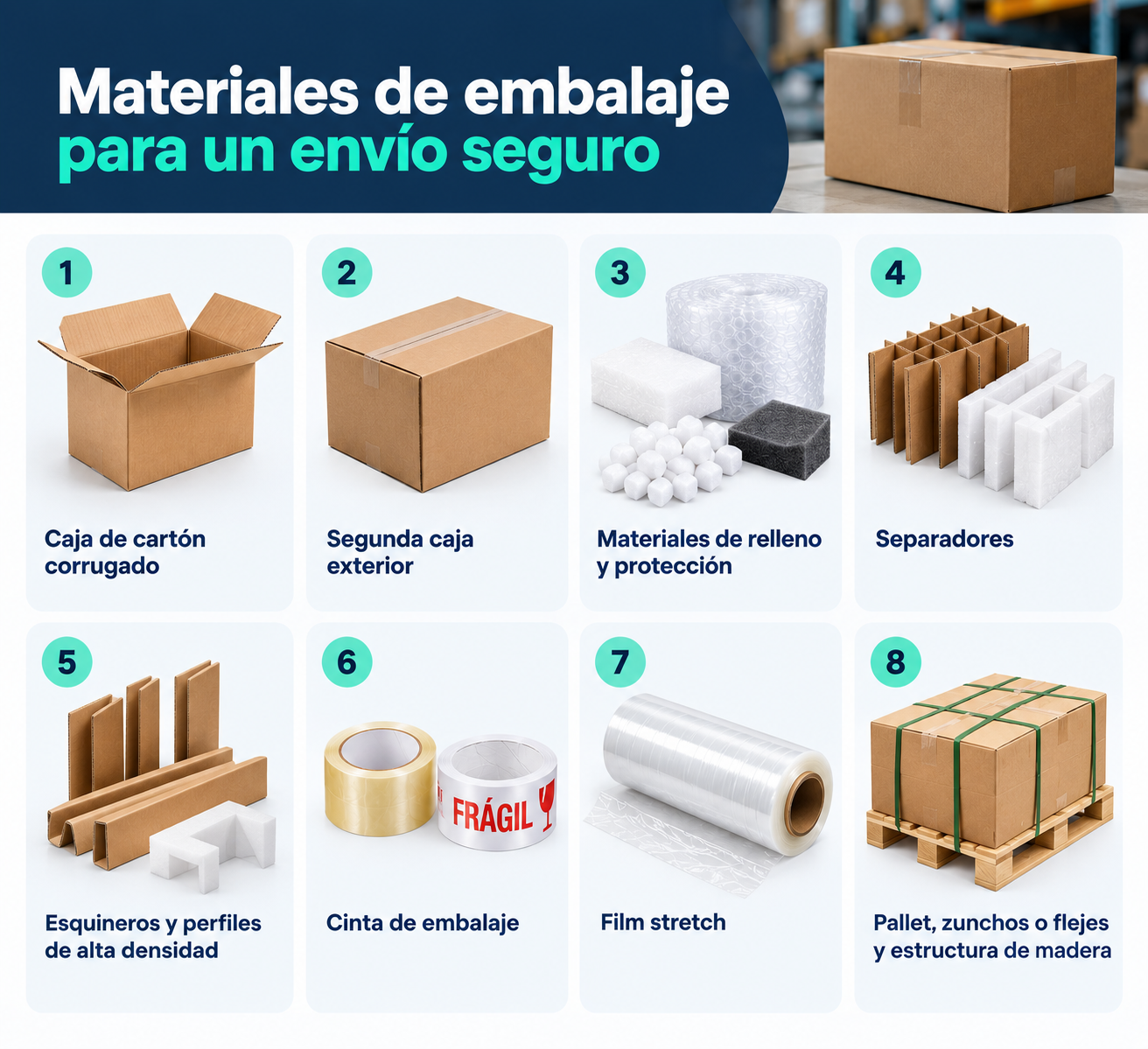 Materiales-cómo embalar artefactos de baño
